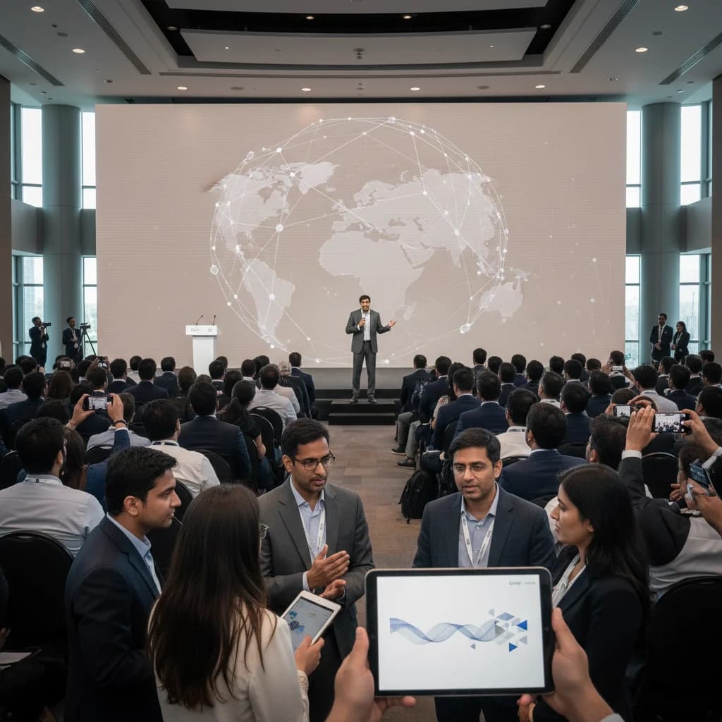 Google logo with abstract AI-themed graphics representing Gemini model updates and creative tools