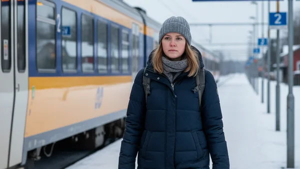 A student sits in a supervised exam room with an invigilator, illustrating the shift from take-home tests to proctored exams amid AI concerns.