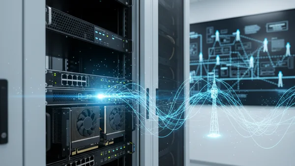 AI software optimizing a mobile network with NVIDIA GPU acceleration